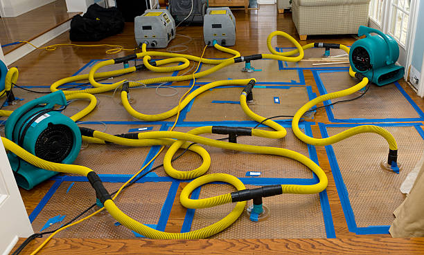 Professional Crawl Space Water Removal technician working in Paige, TX